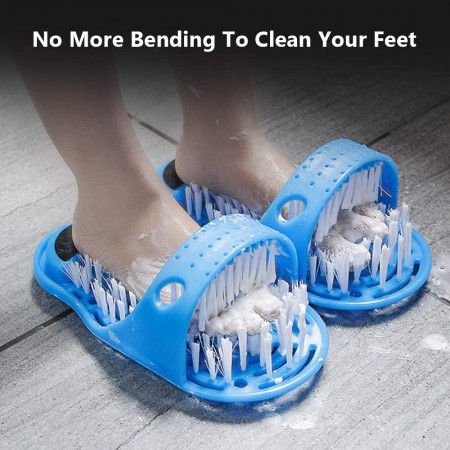 Meidong Foot Scrubber Massager Scrub Cleaner Dead Skin Exfoliator Callus Remover for Shower Floor with Pumice Stone and Suction Cups
